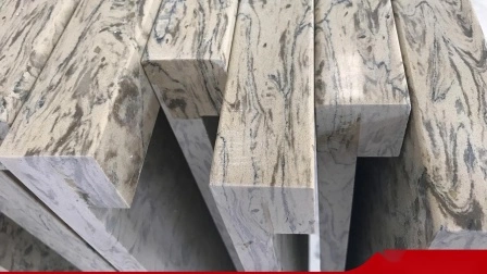 Lastra da cucina in marmo artificiale da banco Calacatta in marmo bianco quarzo pietra