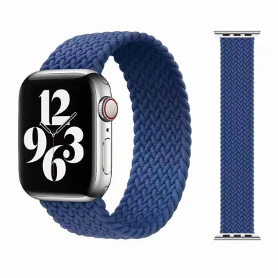 Cinturini Solo Loop intrecciati da 40 mm per Apple Watch Series 6, bracciali in nylon da 44 mm per Iwatch 4 5 6